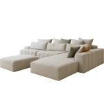 GREY L SHAPE SOFA